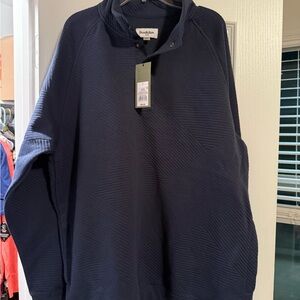 Goodfellow & Co Men's Navy Zip-Up Sweater